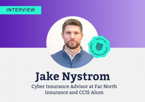 Cyber insurance agent and CCIS graduate takes us through his professional journey from personal lines of insurance to cyber policies.